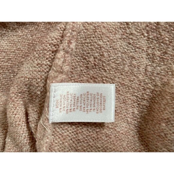 Lauren Conrad Womens Sweater Pink Long Sleeve Fluffy Whale Applique Sequins S - Picture 10 of 12